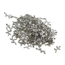 100Pcs Leaf Veins Charm Pendant Dainty Dangle Crafting Accessories for Necklace