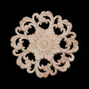 Lots Wood Carved Long Onlay Applique Unpainted Flower Walls Cabinets Door D