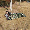 Emergency Sleeping Bag Camouflage Waterproof Thermal Camp Survival Top Reus L5B8