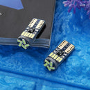 2pcs T10 4014 15SMD LED Car Width Lights License Plate Lamp Bulbs