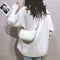 Women Retro Shoulder Bags Leather Money Purse Messenger Handbag (Beige) A#S
