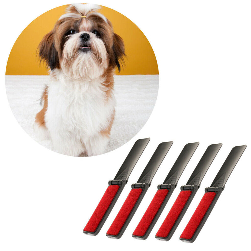 5 Pcs Foldable Cleaning Brush Remover for Pet Dog&Cat Grooming