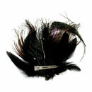 Peacock Feather Rhinestones Bridal Wedding Hair Clip Head Pin Hairpin gift