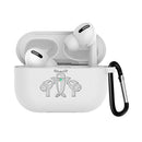 For AirPods Pro Headset Silicone Charging Case Protective Cover with Carabiner