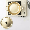 Creative Golden Stockpot Nonstick Salad Instant Noodle Bowl Kitchen Cooking