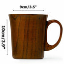Solid Jujube Mug Wooden Coffee Beer Mugs Wood Cup Handmade Tea Cup With Han