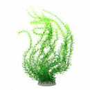 Green Plastic Plant Decor 24" for Fish Tank Aquarium B5Y8