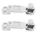 2PCS Stainless Steel Boat Locker Hatch Anti-Rattle Latch Fastener Clamp 90mm