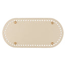 3x Crochet PU Bag Bottom Shaper Cushion Hand-woven Bag Pad Accessory Beige