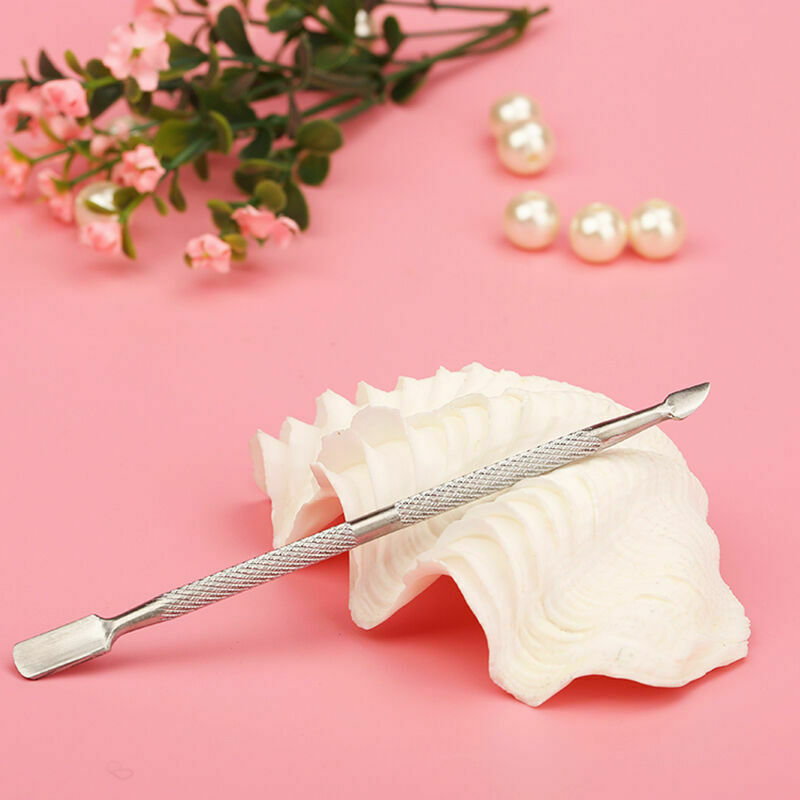 Pusher cuticle pusher gel spatula EDL Steel 2 in1 nail,.pro I6I3