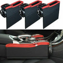 Multifunction PU Leather Catcher Box Car Seat Cup Coil Storage Organ Pocket H2B8
