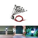 10xModel Railway HOTTN Scale Lamp Post 1:100-1:150 Street  LEDs 75mm/2.95" Light