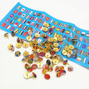 100pc/box Map Tacks National Flag Glue Thumbtack Push Pins Notice Board Mark Ew