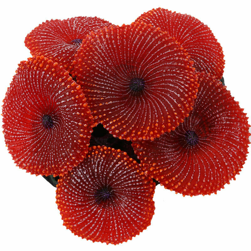 Artificial Aquarium Fish Tank Decoration Coral Sea Plant Ornament Silicone