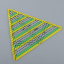 Quilting Ruler Non Slip Pyramid Acrylic Quilters Inch Rules for Crafts, Fabric,