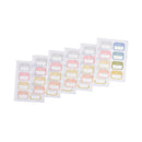 6sheets/Pack self adhesive sticky label writable name stickers Blank label BarBX