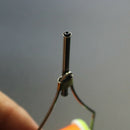 1Xfly tying tool stainless steel tying bobbins stainless steel+brass material ME
