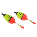 2pcs Luminous Fishing Float Vertical Rock Fishing Buoy Plastic Bobber 15g