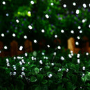100LED 12m Solar Power Fairy String Light Garden Decorative Lamp (White)