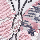 Butterfly Reversible Change color Sequins Sew On Patches DIY Patch Applique  JR