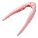 Stainless Steel Chestnut Opener Nuts Sheller Walnut Opening Tools (Pink) A