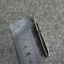 Mini Stainless Steel Forceps Outdoor Travel Survival Tool Key Ring Tweezers