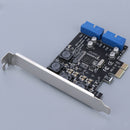 4 Ports USB 3.0 Super Fast 5Gbps PCI Express (PCIe) Expansion Card, for Windows