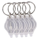 1pcs Mini White Flashlight Key chain LED Light Lamp Key-Ring New 2019