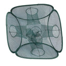 5 Holes Automatic Fishing Net Shrimp Cage Nylon Foldable Crab Fish Trap Cas