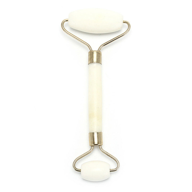 1x Natural Jade Stone Massager Roller Spa Head Neck Body Facial Beauty Tool A Kw