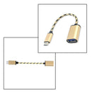 USB 3.1 Type C to USB 3.0 Type A Male to Female OTG Data Connector Cable A KLU