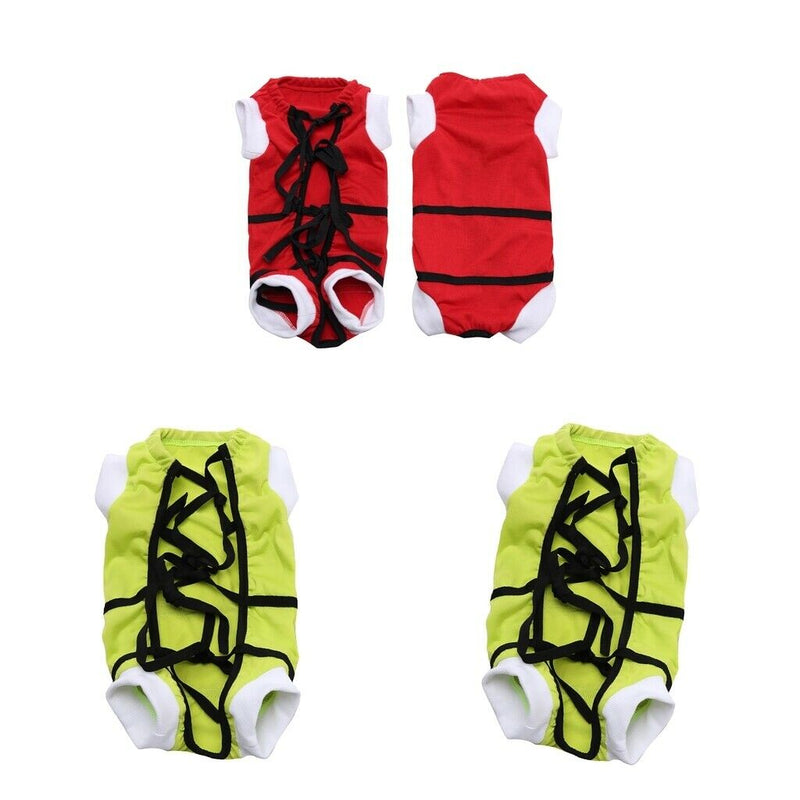 Dog Cat Puppy Clothing Warm Winter Coat Clothing for Dogs and Cats Green L