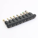 1Set 8Pcs Universal 2Pin Plug Charger Tip AC/DC Power Adapter for Notebook