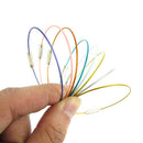 Stainless Steel Wire Keychain Cable Key Ring Chain Colored Outdoor Hiking