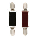 2pc Women Cardigan Sweater Blouse Shawl Clip Shirt Collar Duck Clip Clasps