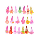 20X Mixed Baby Kid Children Girls Cartoon Hair Pin Clips Hot!