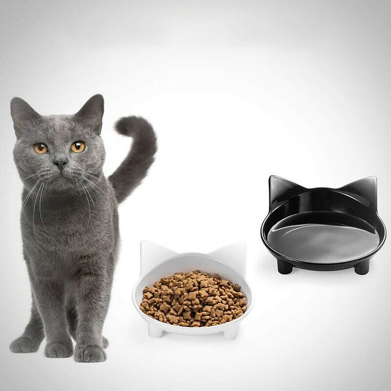 Cat Bowl, Shallow Cat Food Bowls,Wide Cat Dish,Non Slip Cat Feeding Bowls,C I5Q8