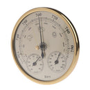 3in1 Wall Mounted 130mm Barometer Thermometer Hygrometer Weather Station Hanging