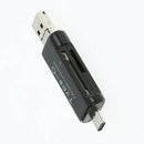 3 In1 SD TF Micro SD Memory Card Reader For Type- C USB3.1 USB2.0 Micro USB
