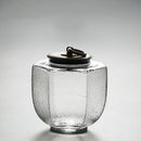 Chinese Kung Fu Hammer Glass Tea Caddy Canister Japanese Porcelain Containe