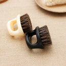 1 Pcs Ring Design Horse Bristle Men Shaving Brush Plastic Portable Barber B H9O2