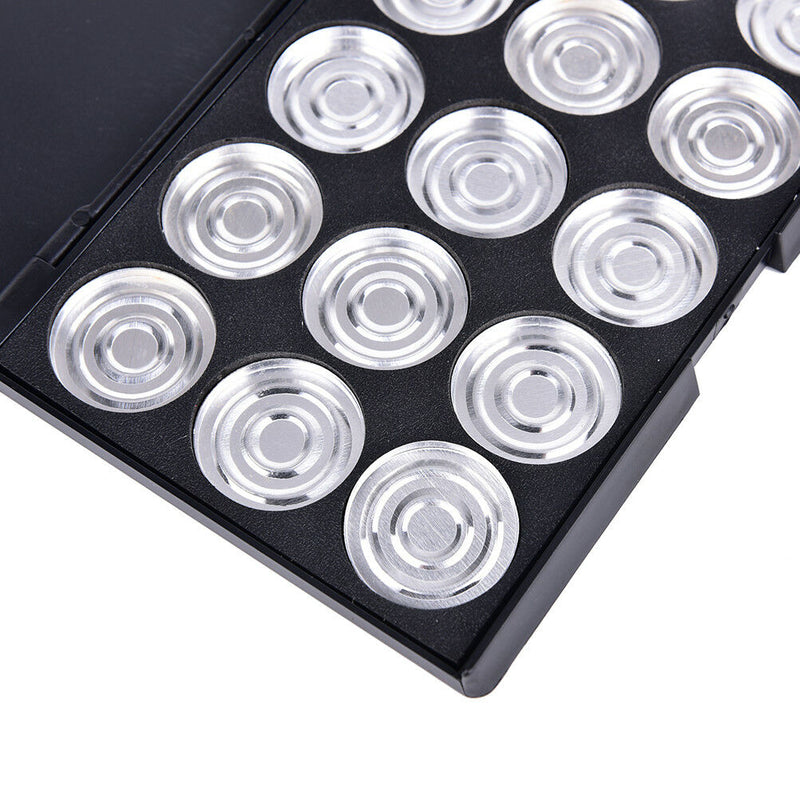 15 x 26mm Empty Eyeshadow Panel Aluminum Palette Pans Removable Makeup T SE