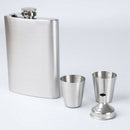 Stainless Steel Flat Jugs Russian Spirits Pots Outdoor Portable Bottle Hous