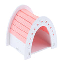 Hamster House Hideout Hideaway Exercise Toys for Rat Small Animal Pink