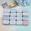 Mini tin trinket jewelry coin box tinplate storage case small-rectangular BeBly