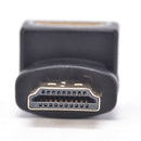 2x HDMI 90 Degree Elbow Connector Male to Female Wall-mounted TV HDMI Adapter Pg