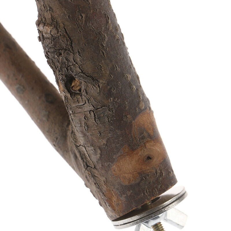 Pet Parrot Bird Standing Stick Birdcage Stand Pole Perch Bite Claw Grinding T_