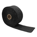 5m*5cm Black High Temp Exhaust Magma Manifold Heat Wrap & 4 Stainless Steel Ties