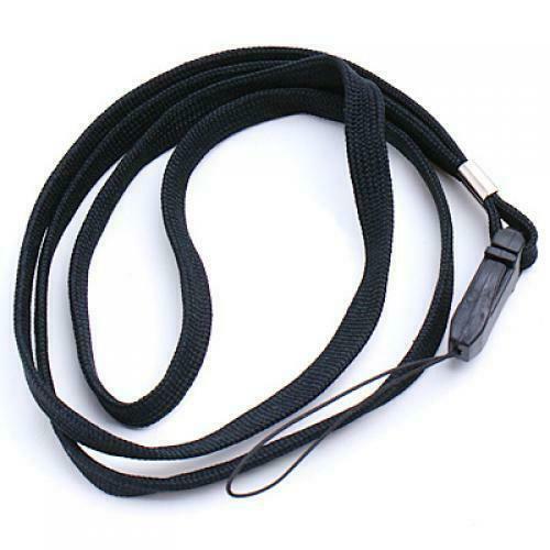 16inch Black Neck Strap Lanyard Wrist Belt for Mp3 Mobile Cell Phone ID Card