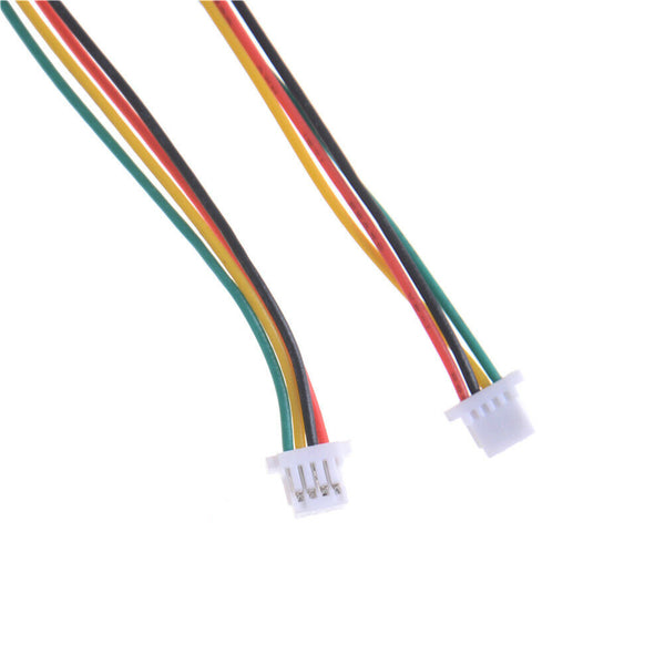 5 x Mini Micro SH 1.0mm 4-Pin JST Double Connector Plug Wires Cables 150MM N.ES